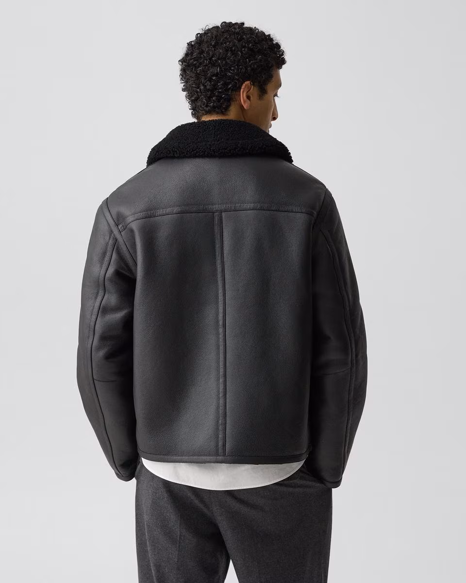 Aviator Jacket in Shearling