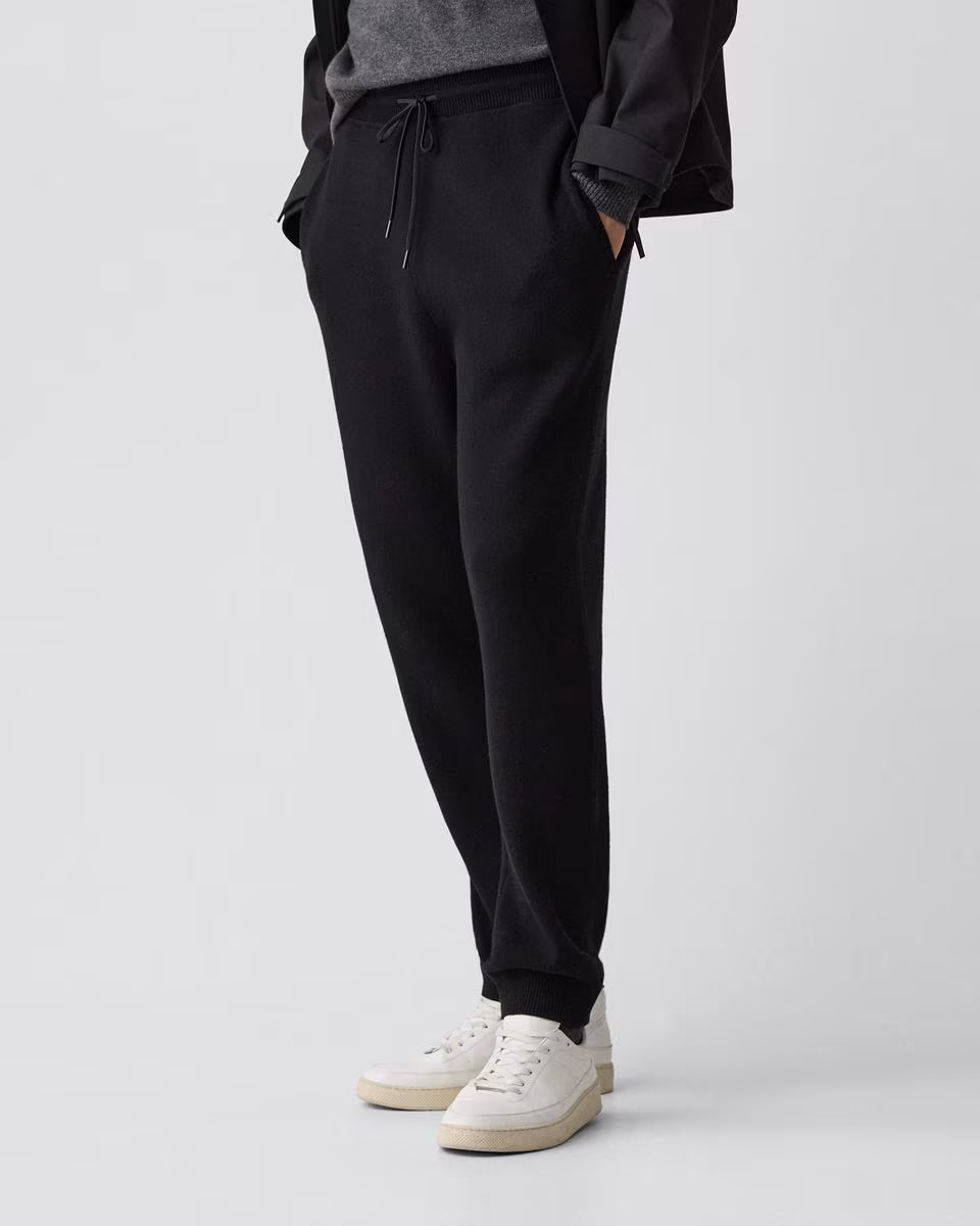 Drawstring Jogger in Wool Bilen