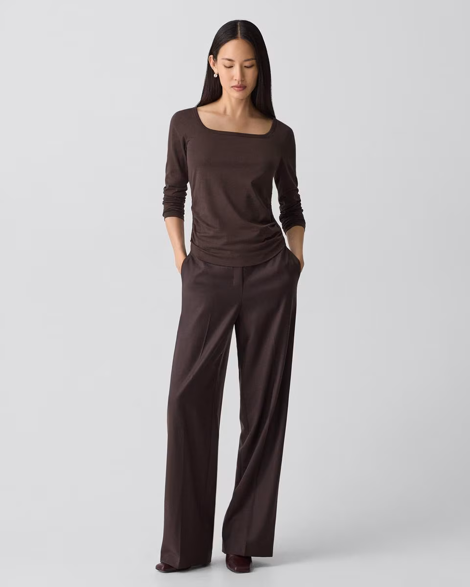 Square Neck Tee in Certified Organic Cotton