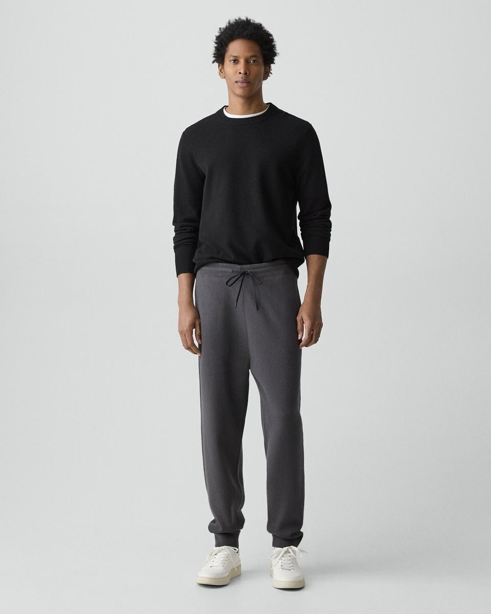 Drawstring Jogger in Wool Bilen