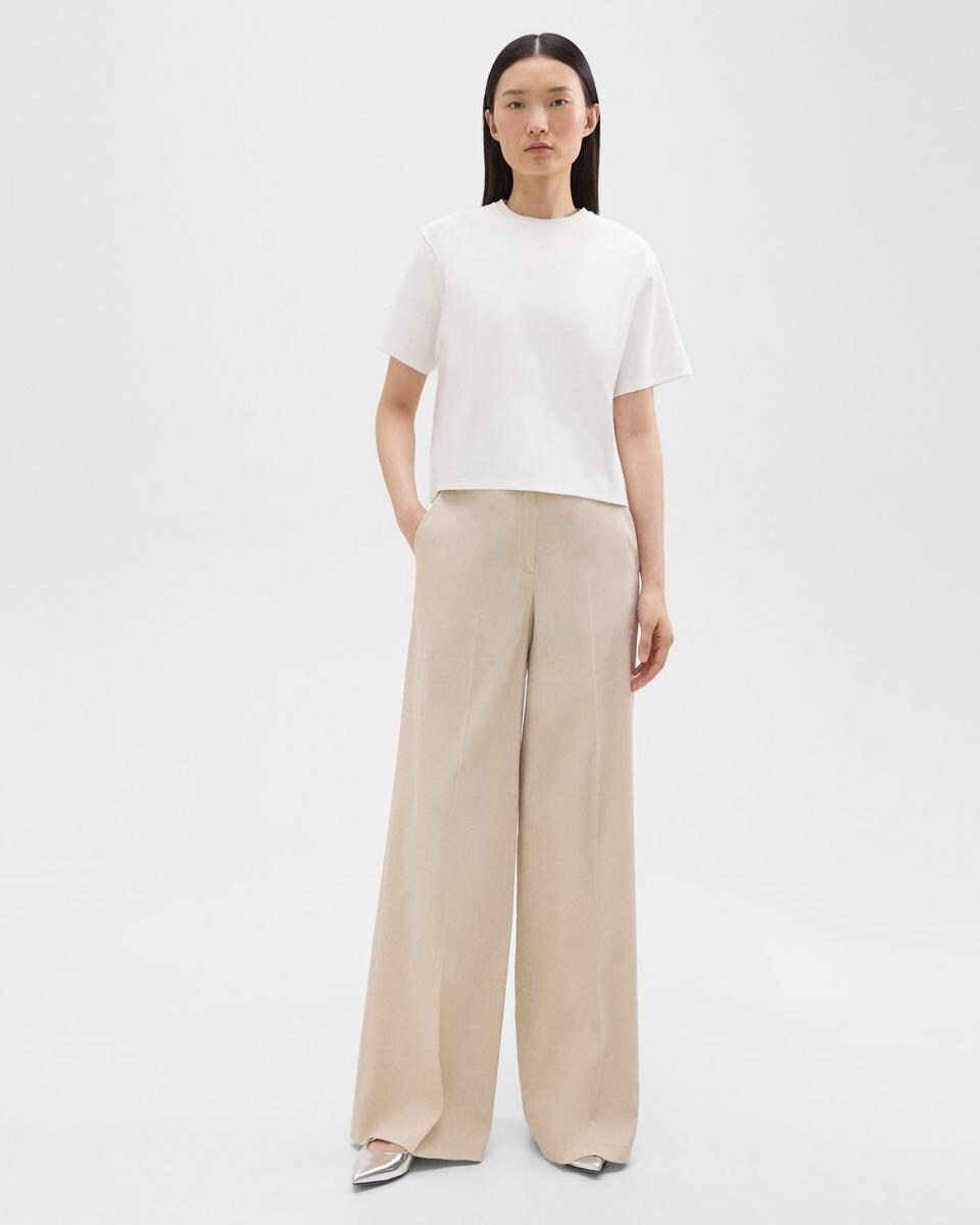 High-Waist Wide-Leg Pant in Good Linen