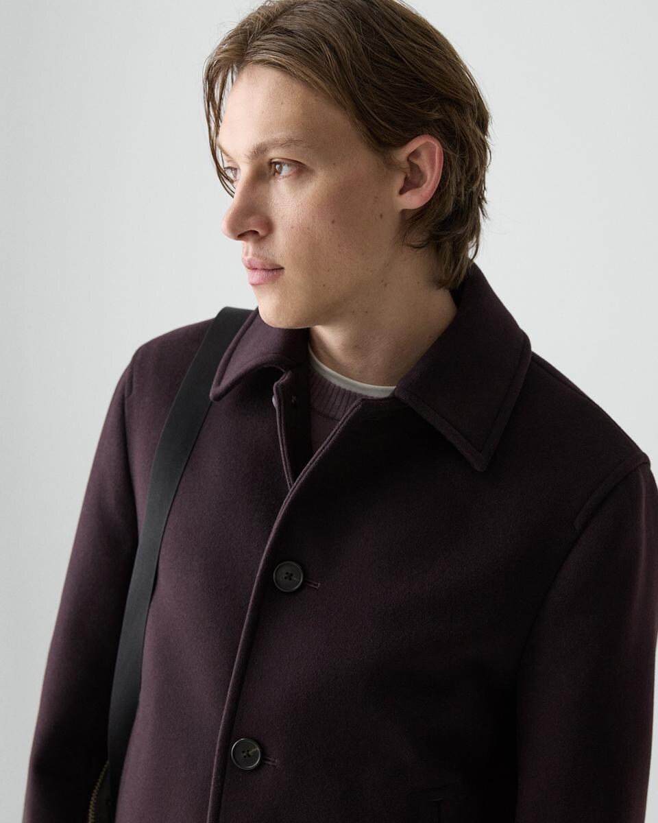 Peacoat in Plush Melton