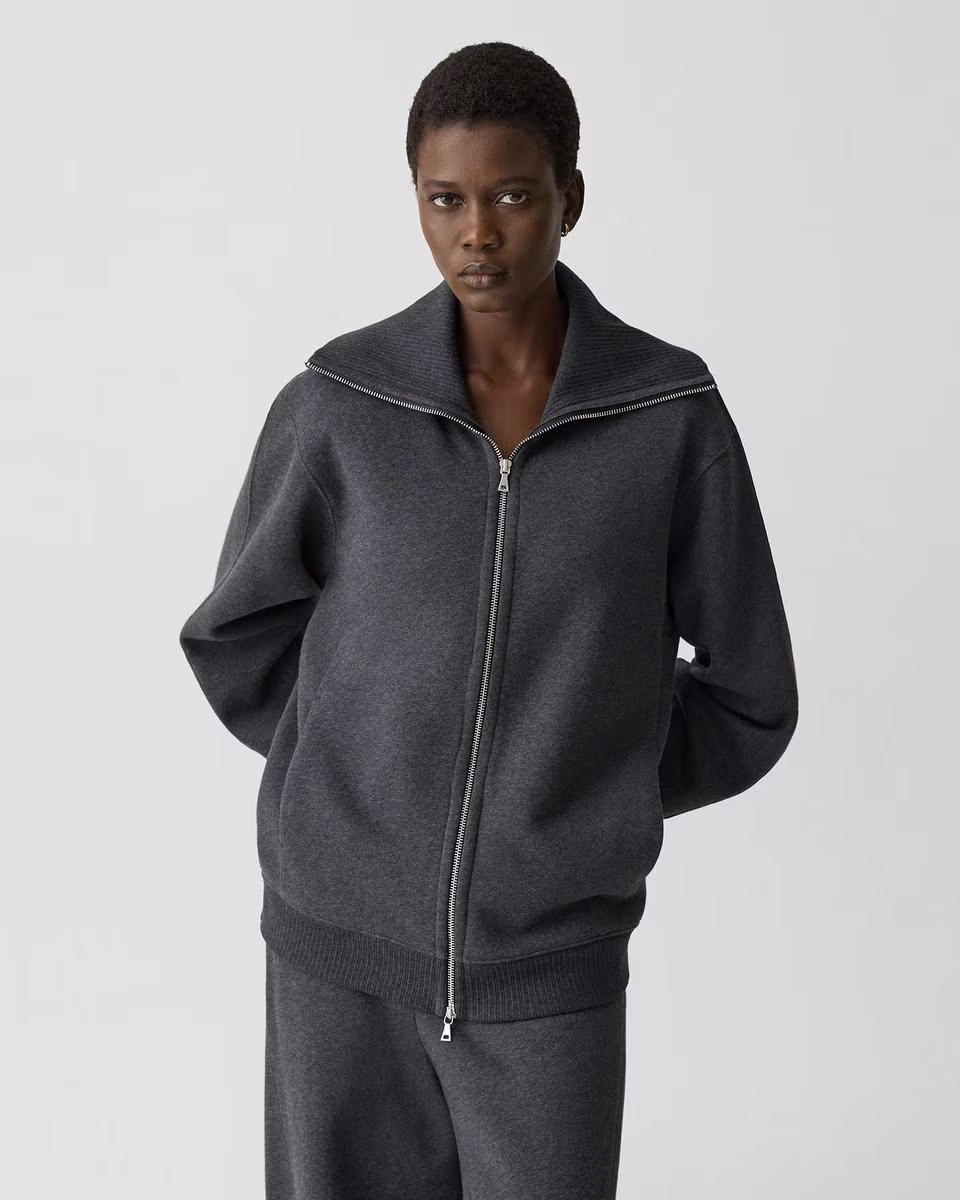 Zip Jacket in Lounge Terry