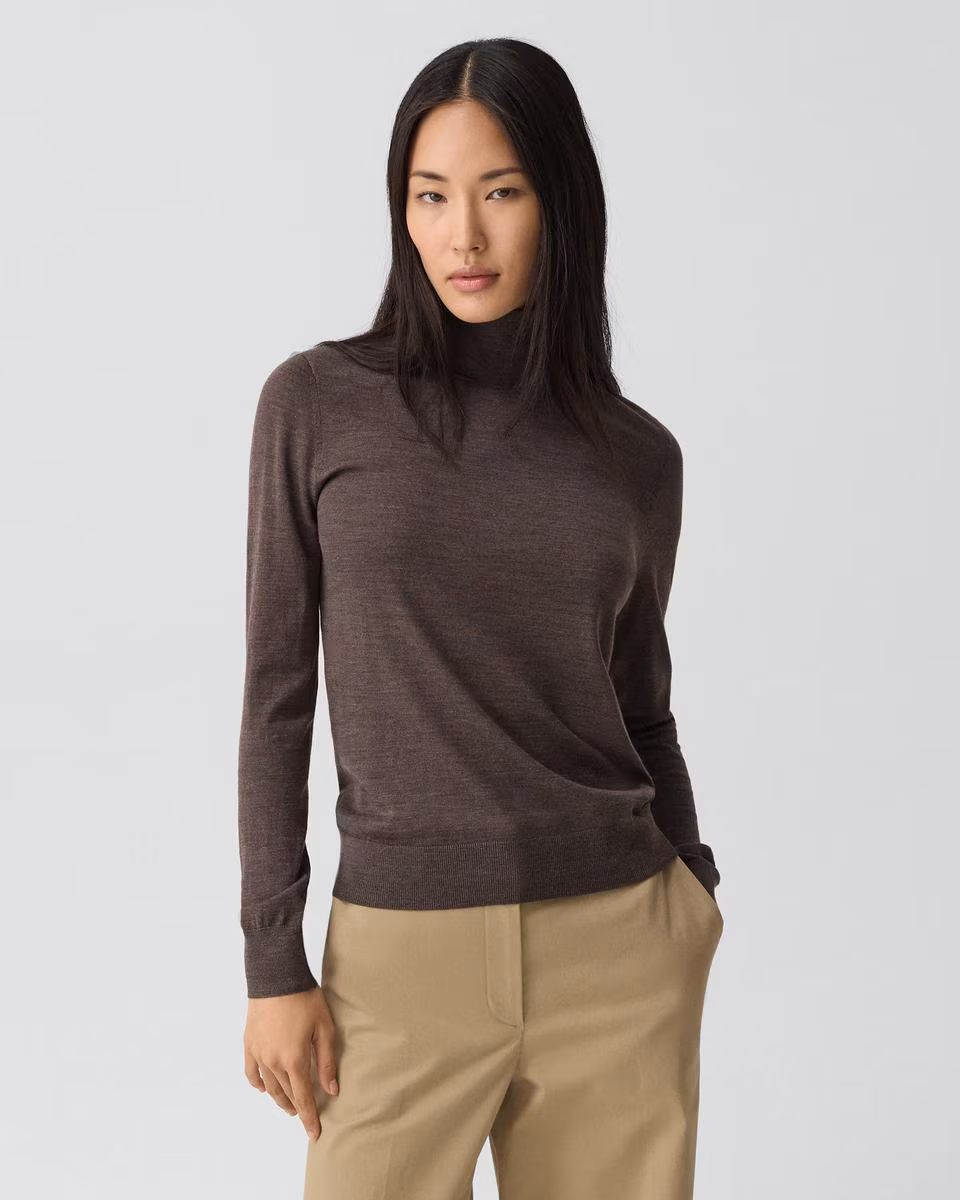 Turtleneck Sweater in Regal Wool