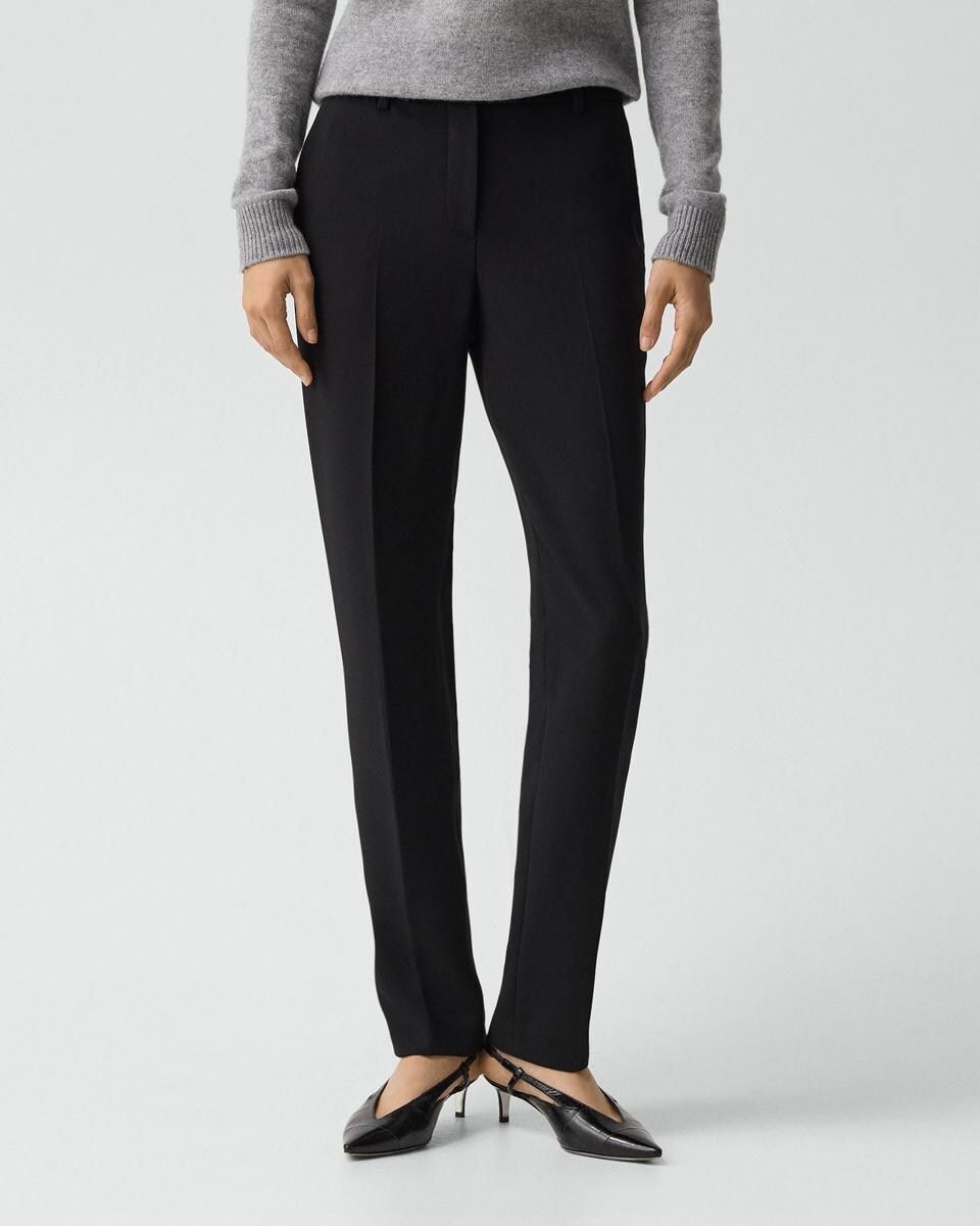 Treeca Full Length Pant in Admiral Crepe