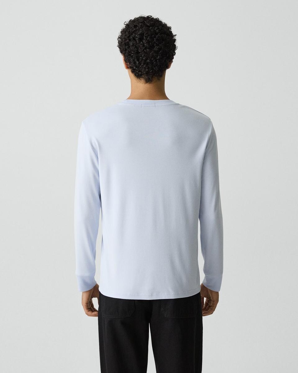 Essential Long-Sleeve Tee in Anemone Modal Jersey