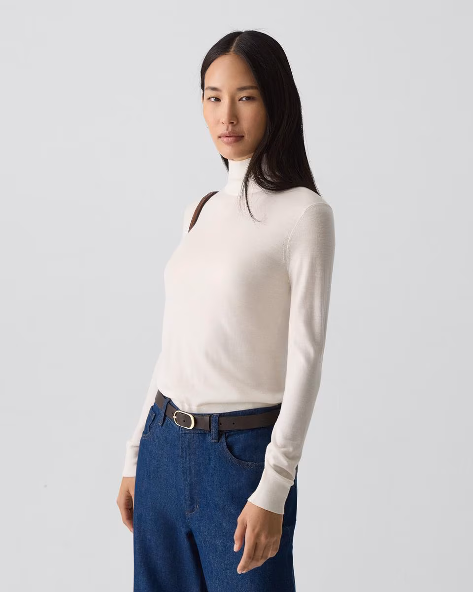 Turtleneck Sweater in Regal Wool