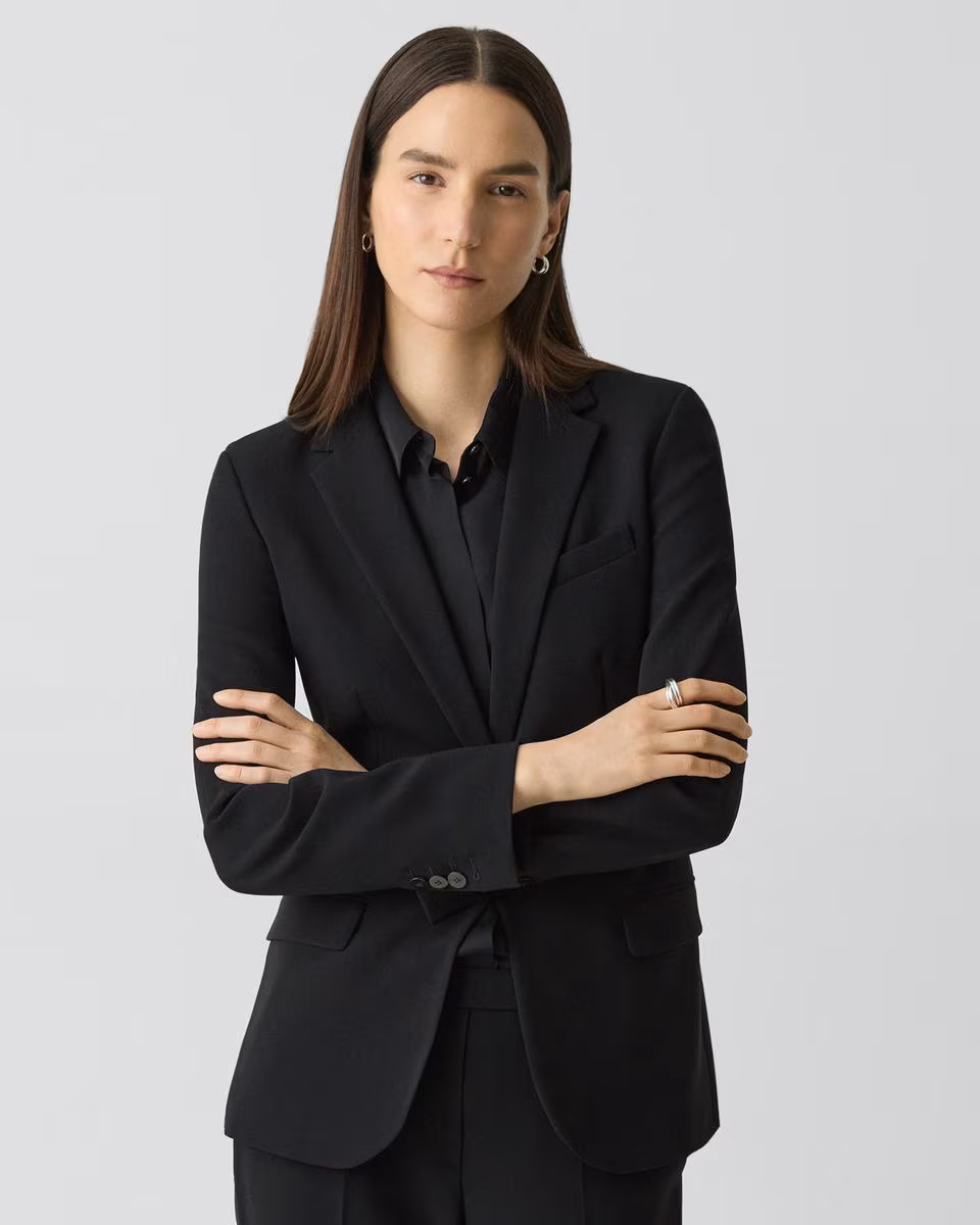 Staple Blazer in Admiral Crepe