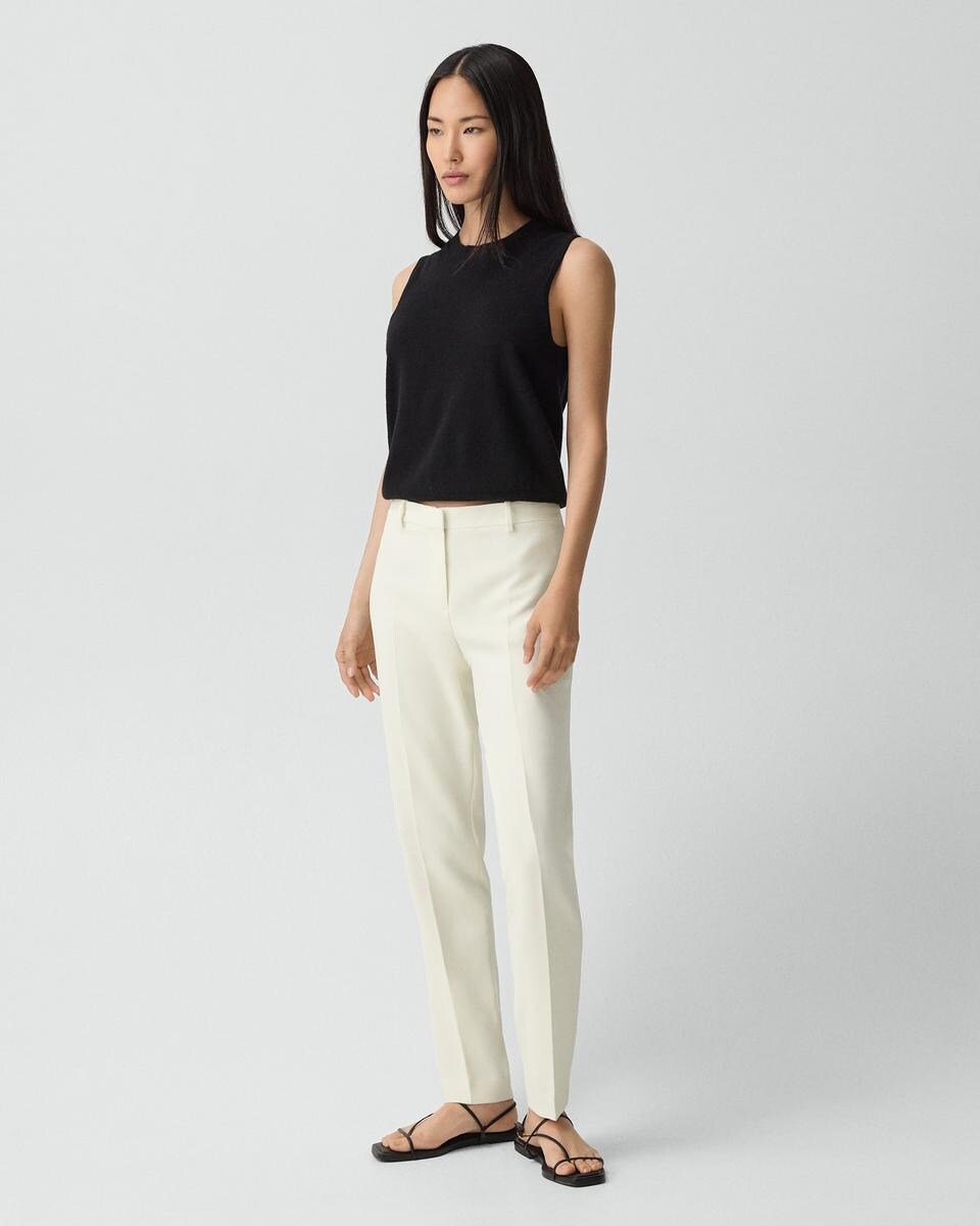 Treeca Full Length Pant in Admiral Crepe
