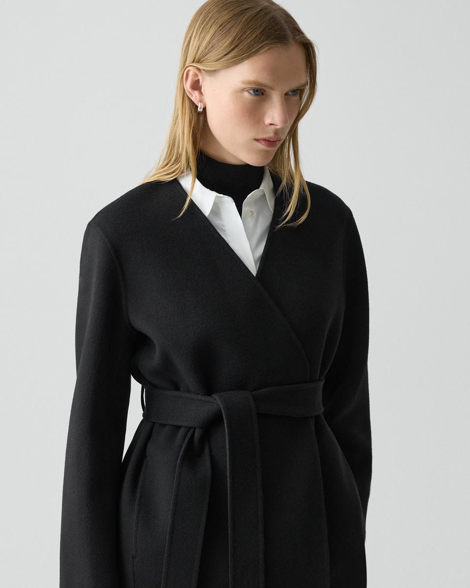 Cardigan Jacket in Double-Face Wool-Cashmere