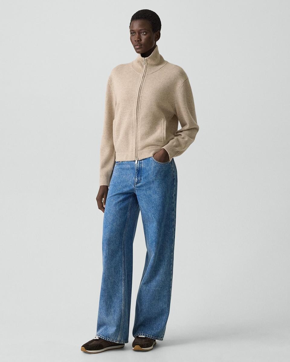 Zip Jacket in Cashmere