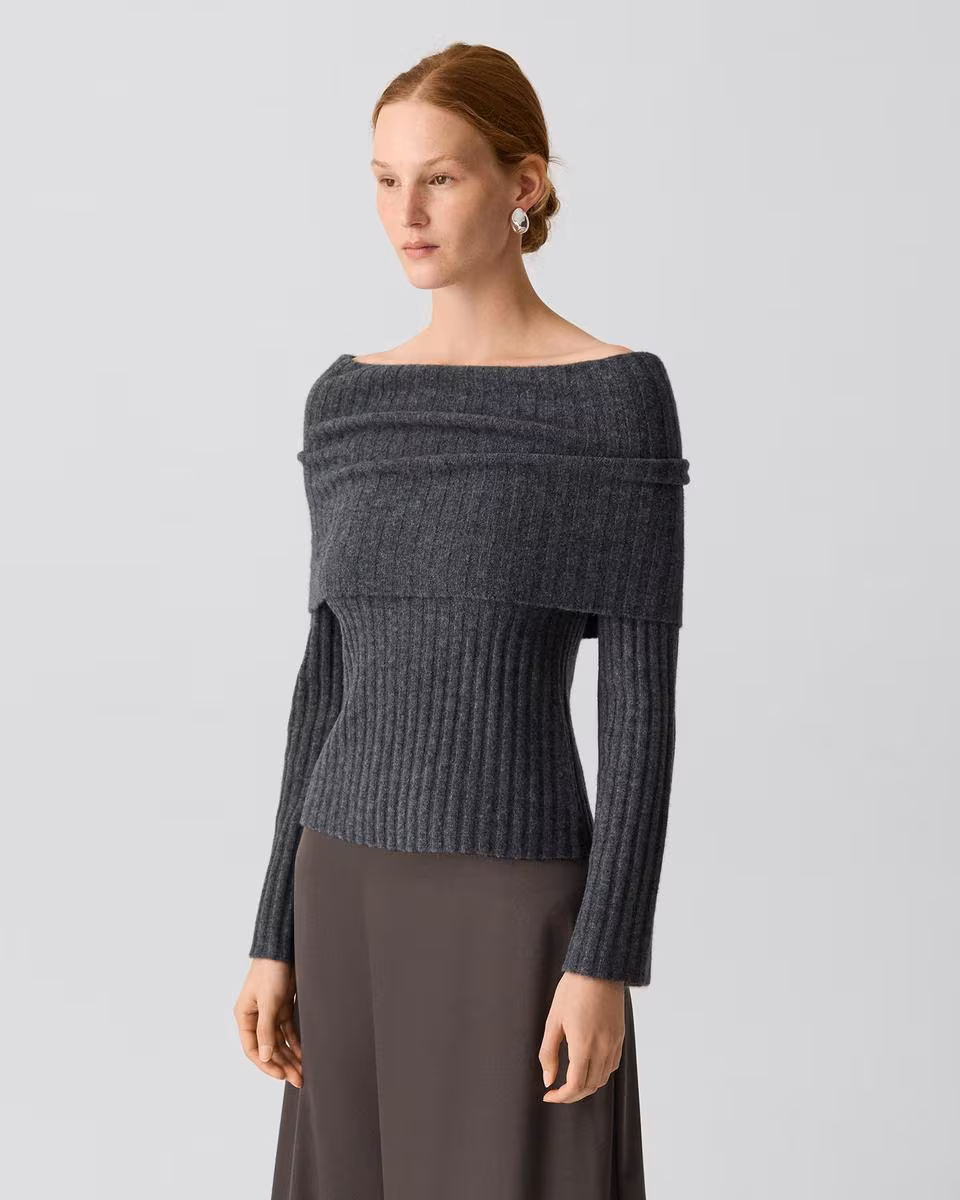 Bell Sleeve Sweater in Astor Wool