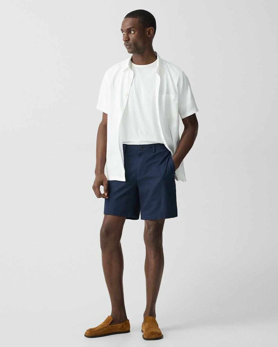 Zaine Short in Stretch Cotton