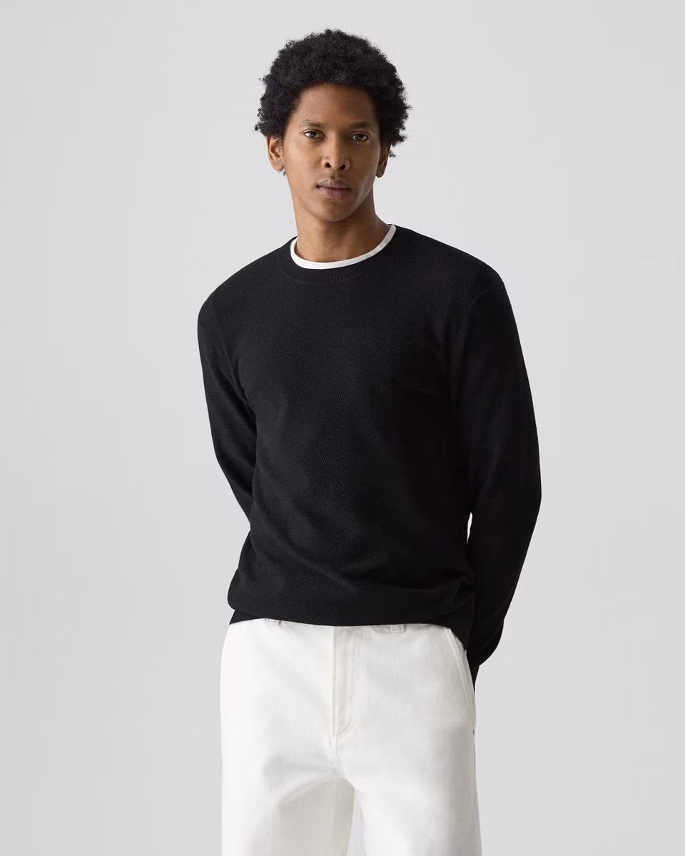 Riland Crewneck Sweater in Light Bilen