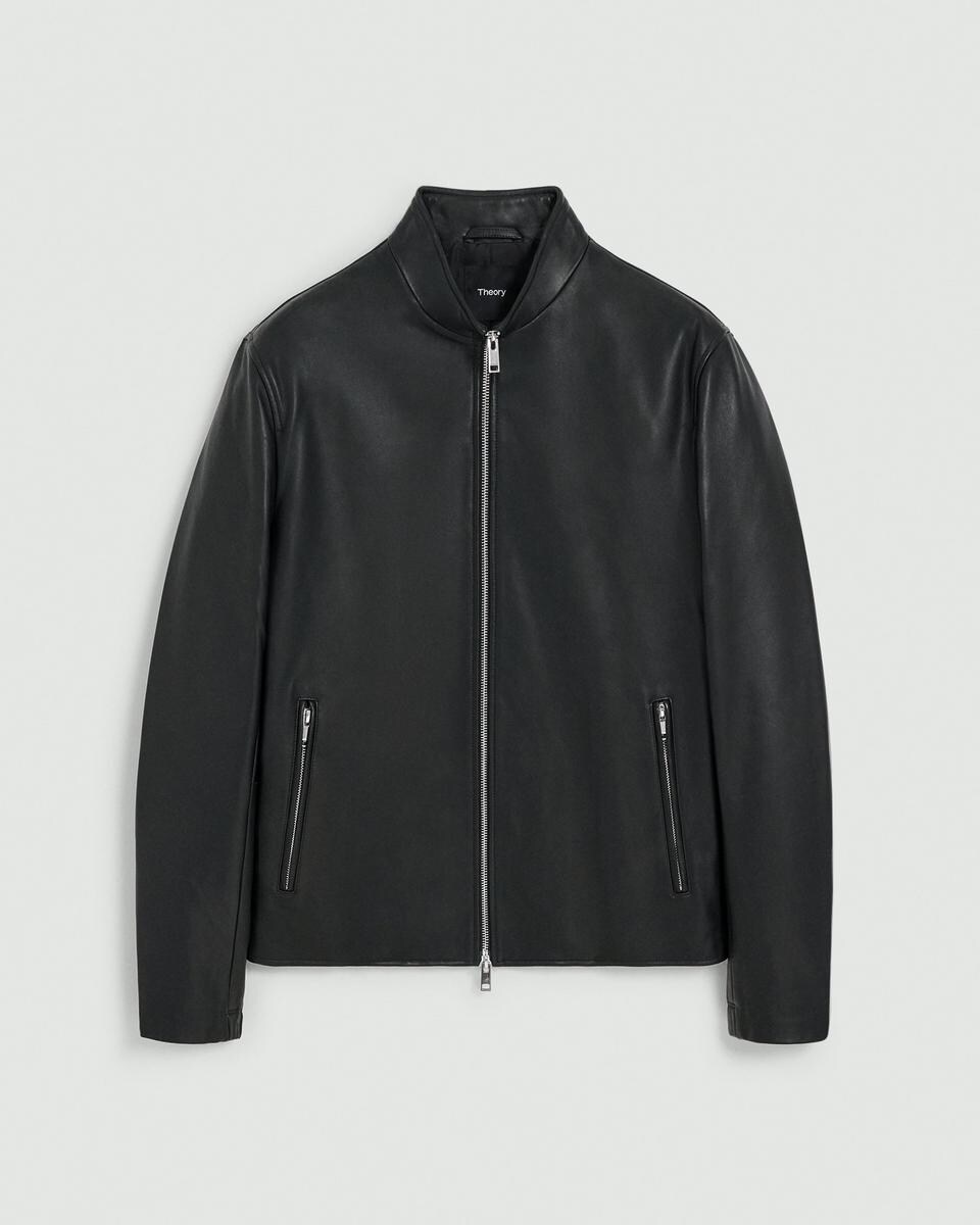 Morvek Zip Jacket in Leather