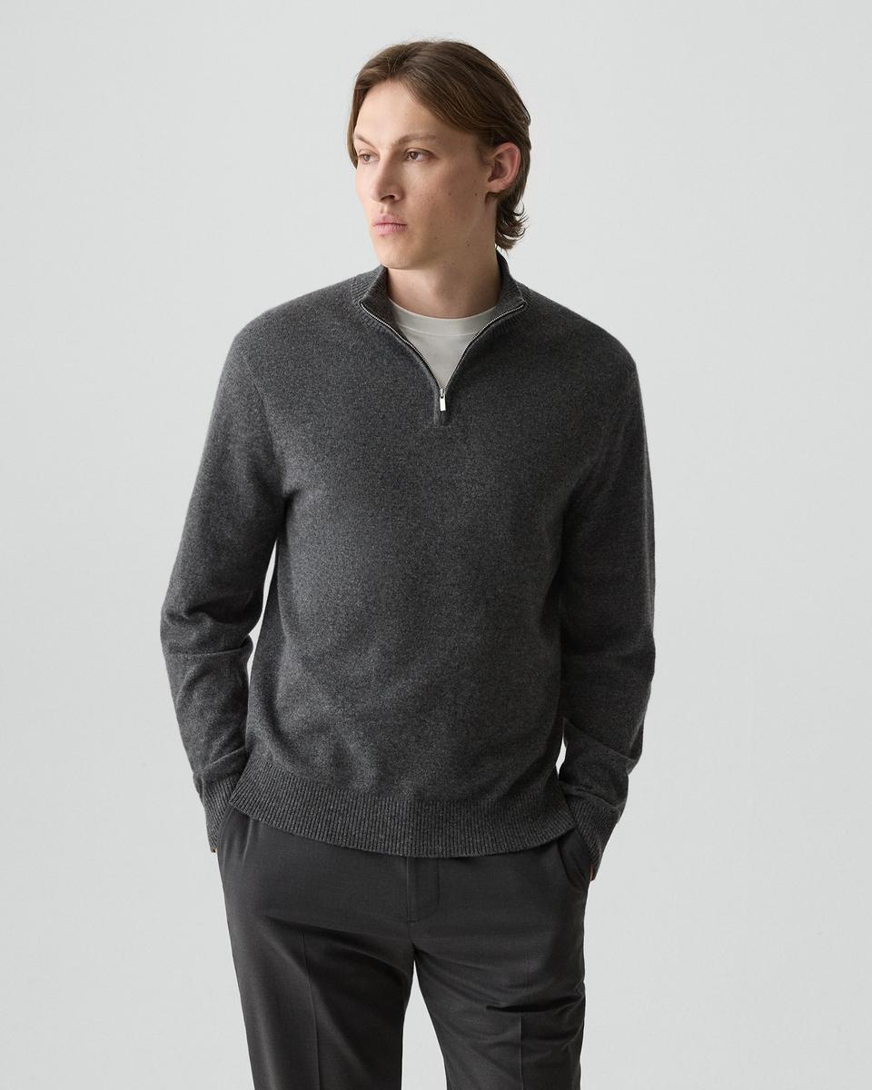 Hilles Quarter-Zip Sweater in Cashmere