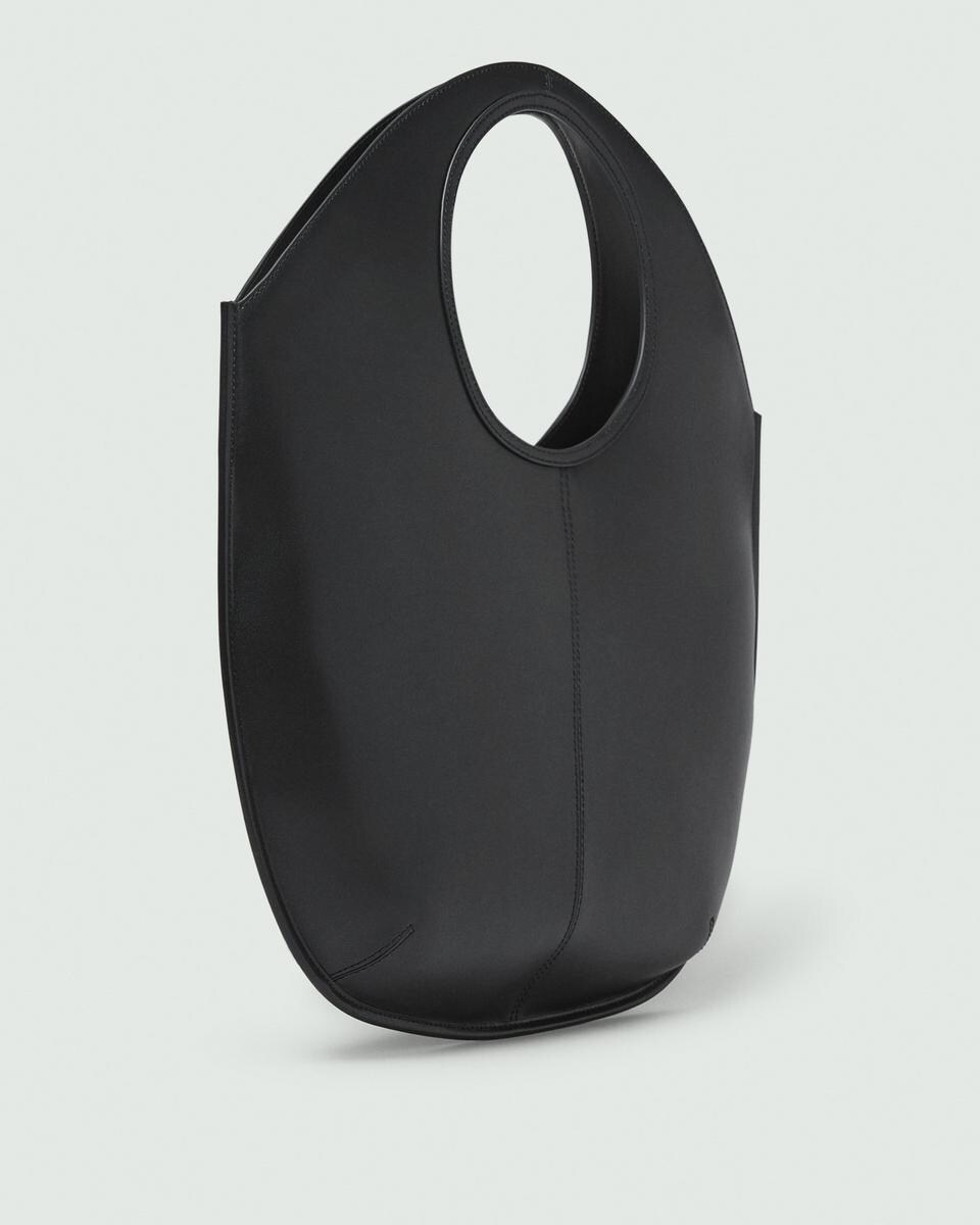 Circle Tote Bag in Leather