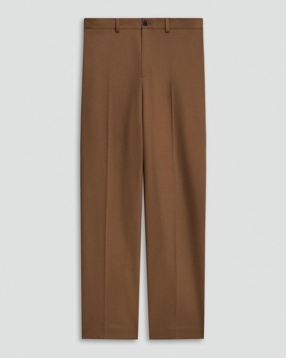 Straight Trouser in Knit Twill