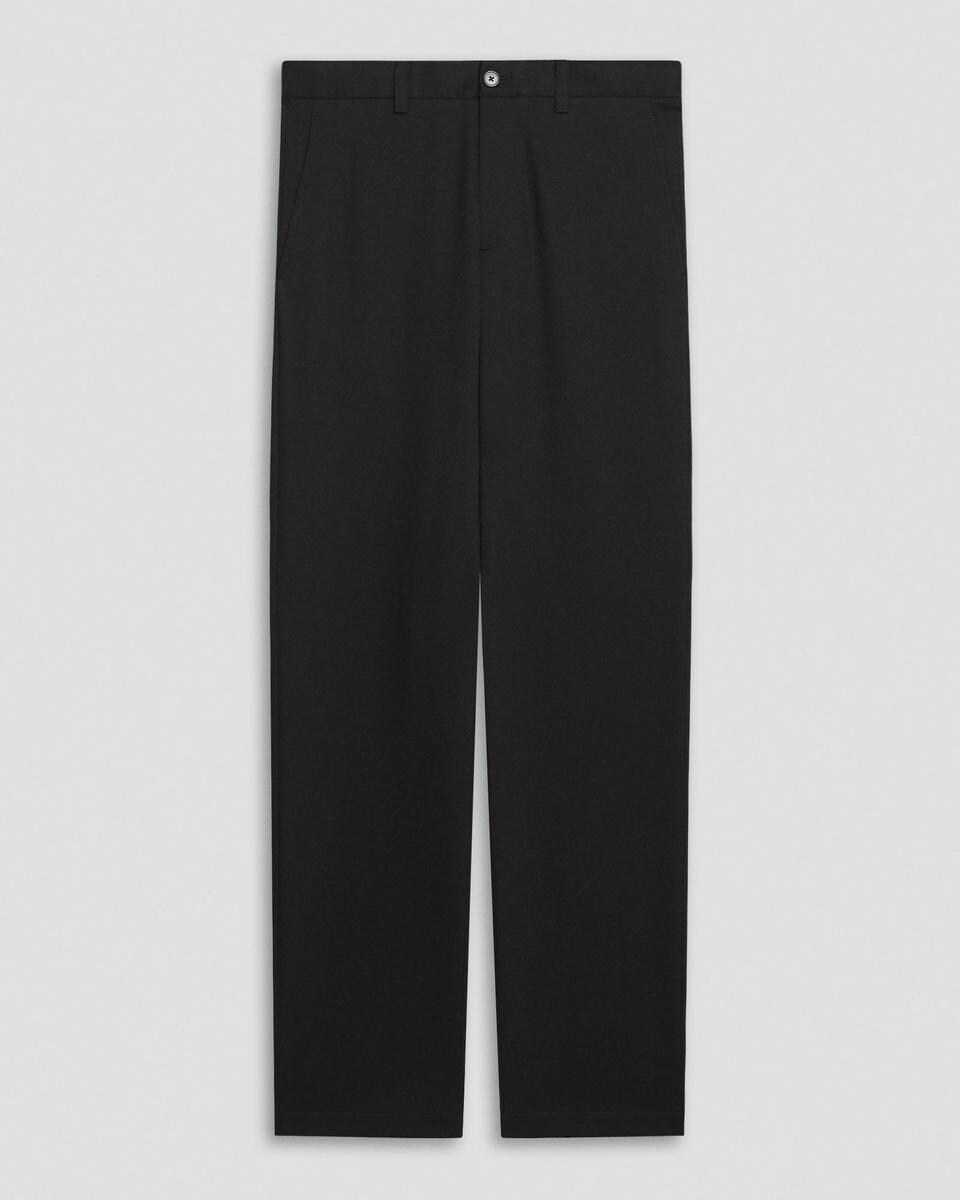 Straight Trouser in Knit Twill