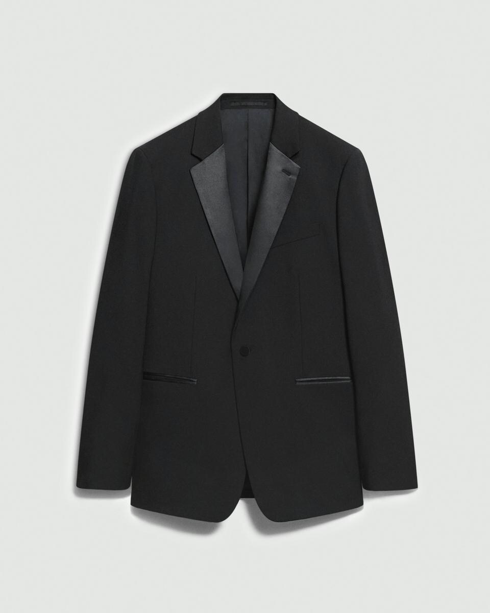 Chambers Tuxedo Blazer in Stretch Wool