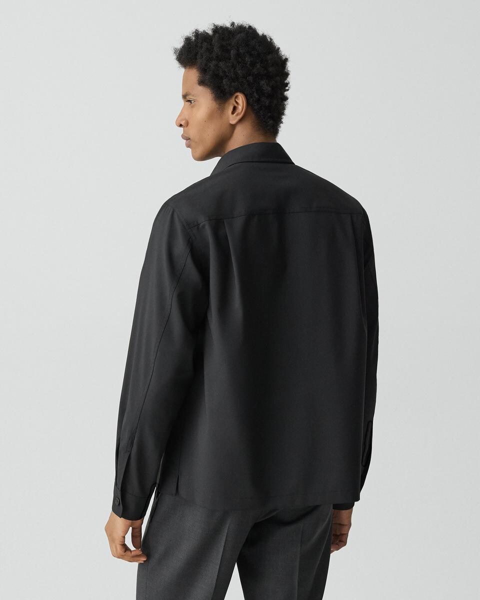 Utility Overshirt in Motion Wool