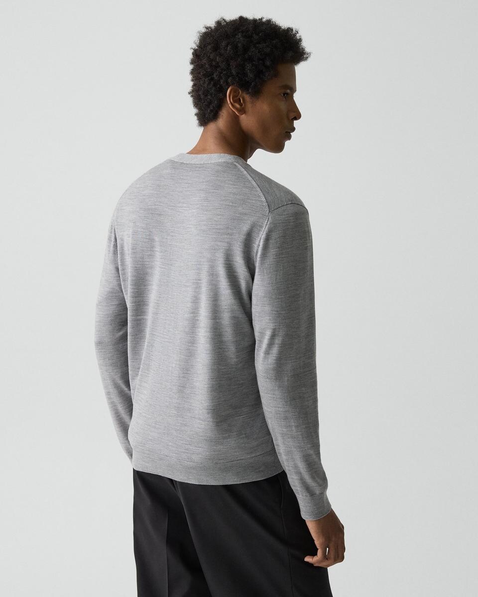 V-Neck Cardigan in Regal Wool