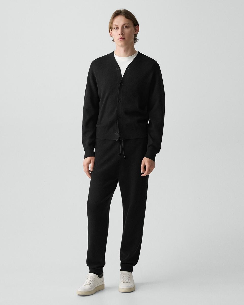 V-Neck Cardigan in Wool Bilen