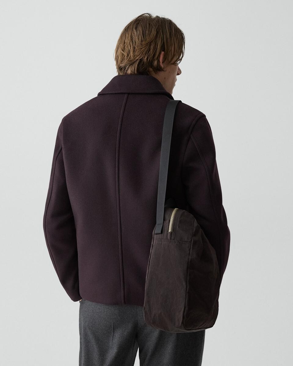 Peacoat in Plush Melton