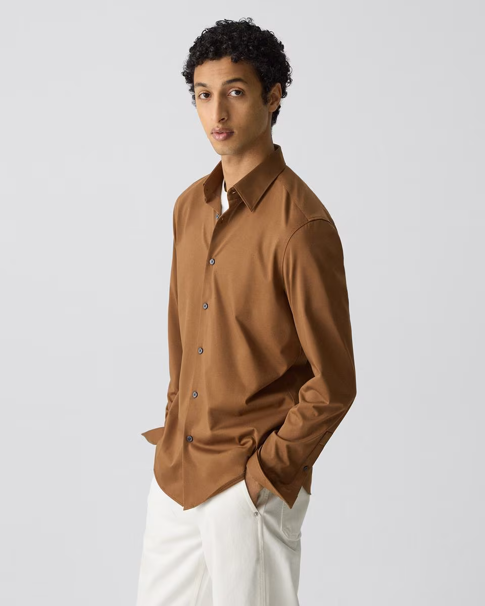 Sylvain Shirt in Structure Knit