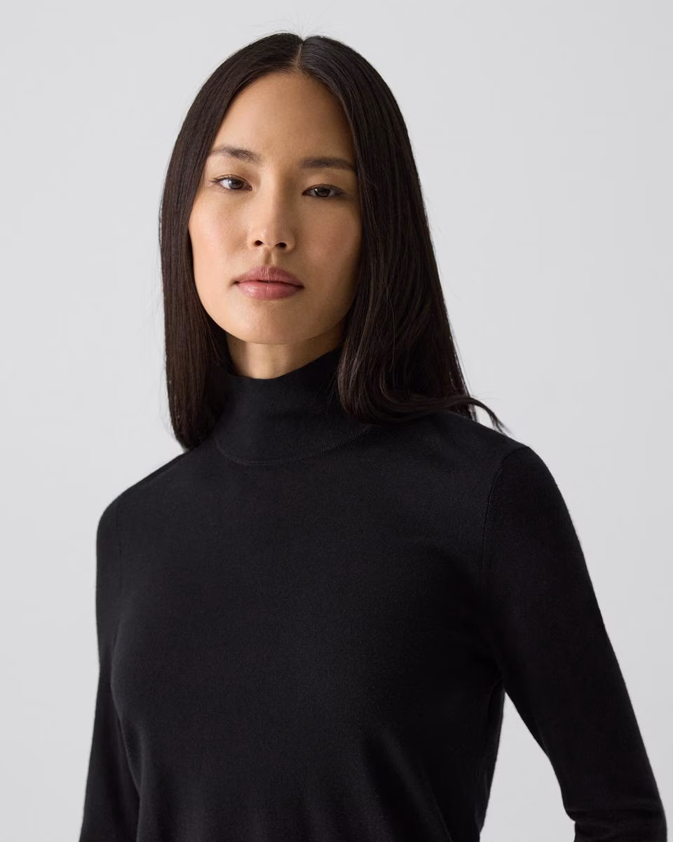 Turtleneck Sweater in Regal Wool