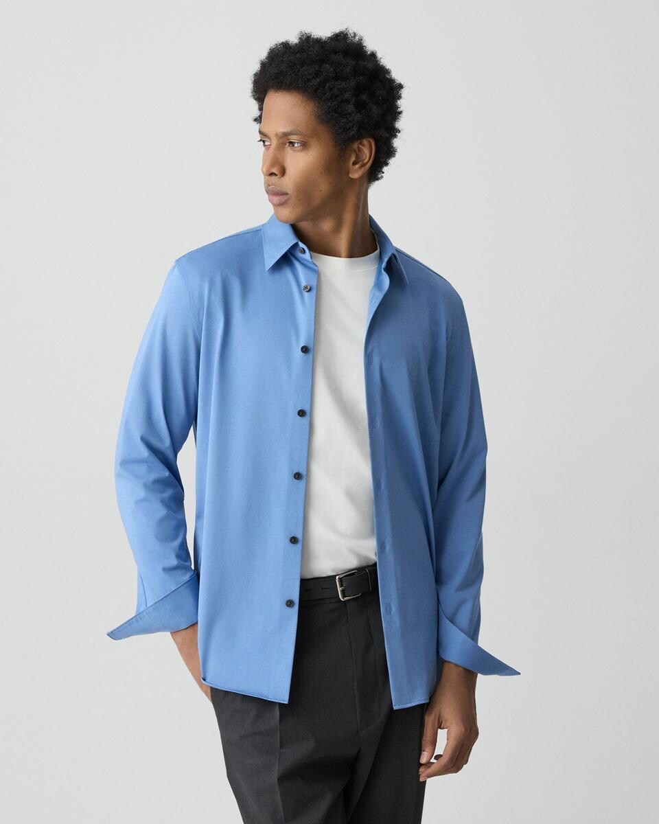 Sylvain Shirt in Structure Knit