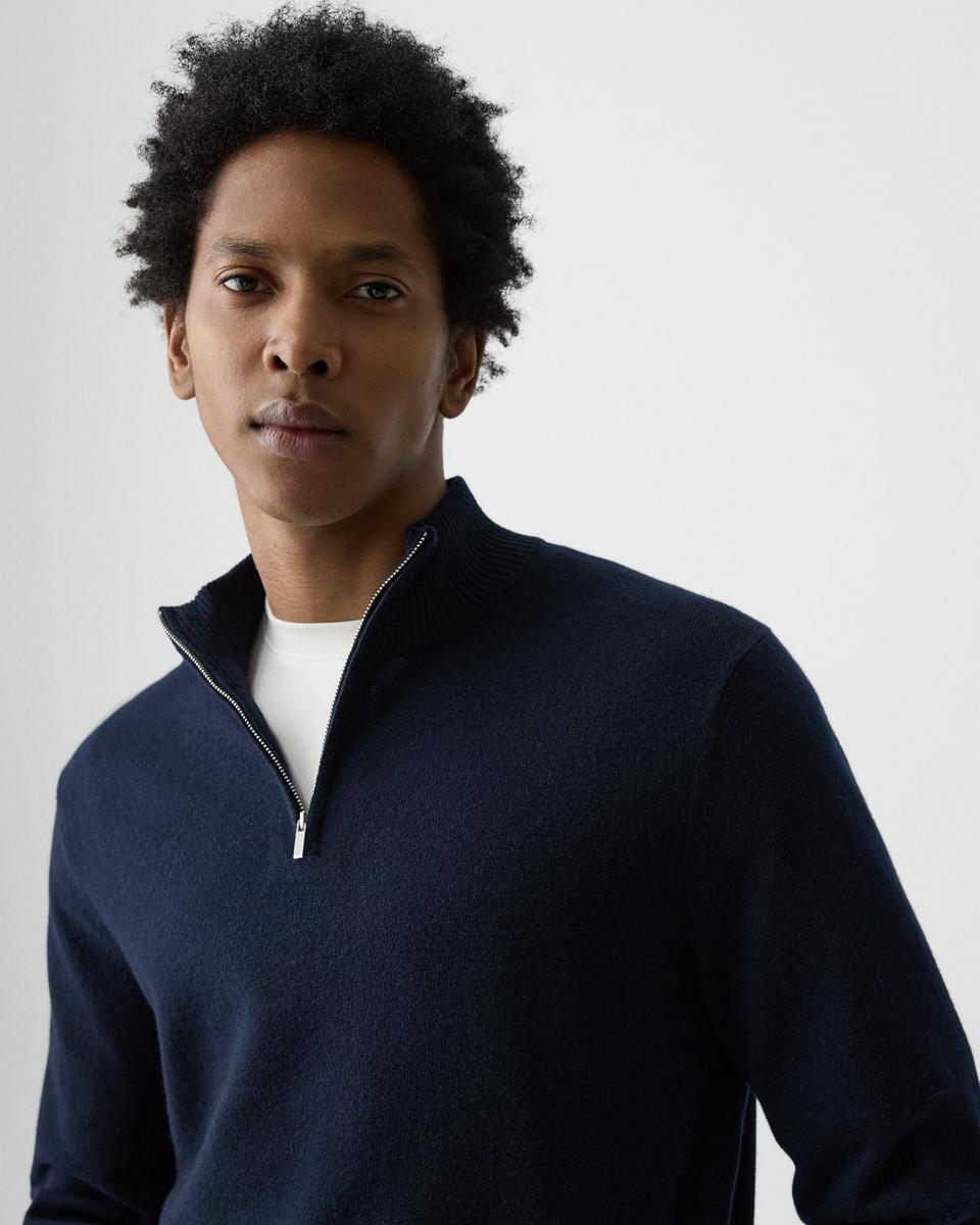 Hilles Quarter-Zip Sweater in Cashmere