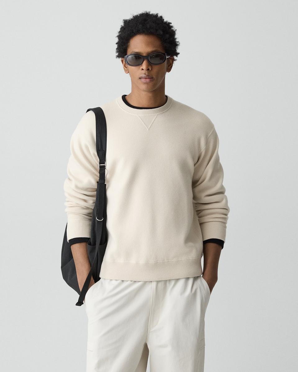 Crewneck Sweatshirt in Wool Bilen