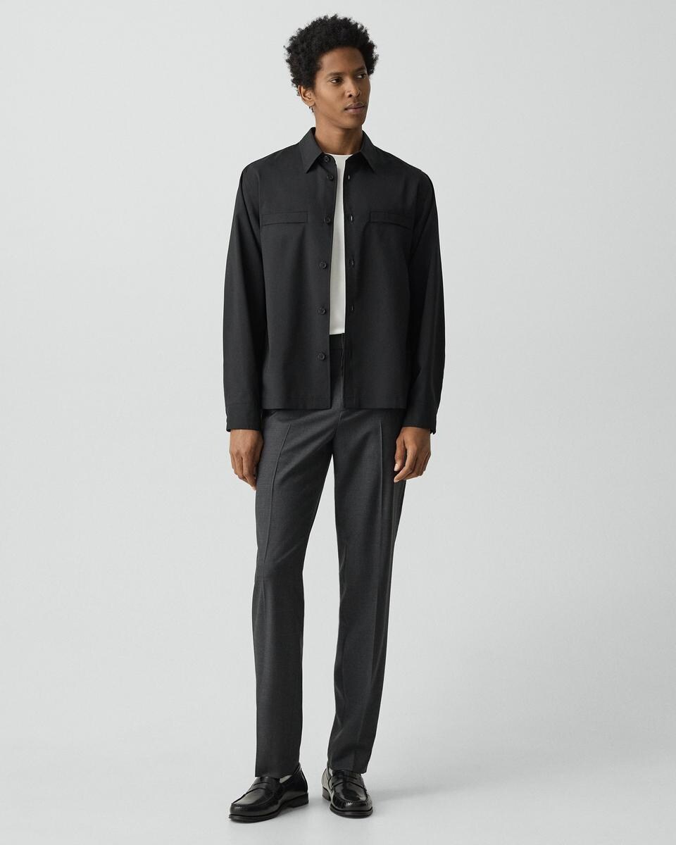 Utility Overshirt in Motion Wool