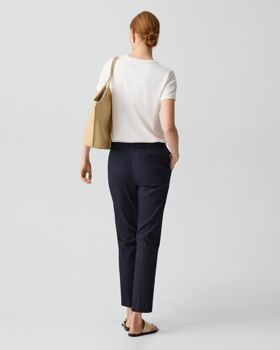 Treeca Pull-On Pant in Good Linen