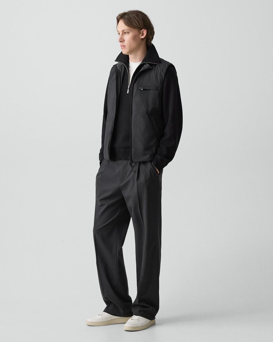 Zip-Up Vest in Motion Nylon