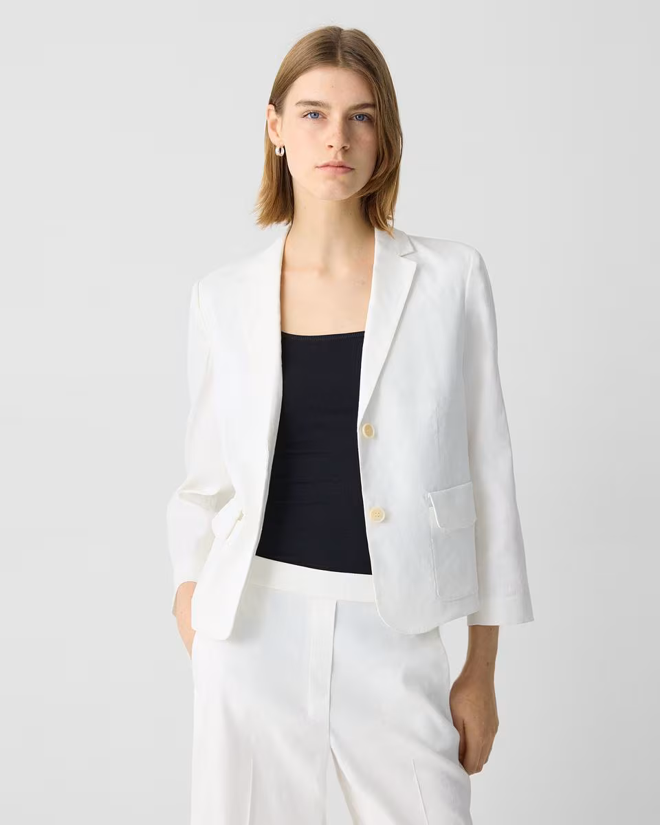 Shrunken Blazer in Good Linen