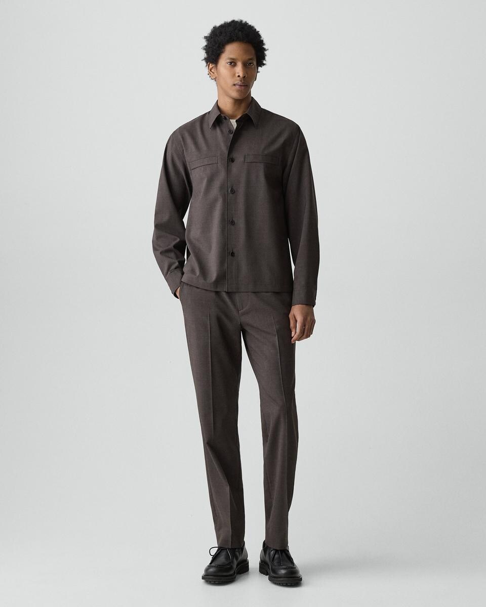 Utility Overshirt in Motion Wool