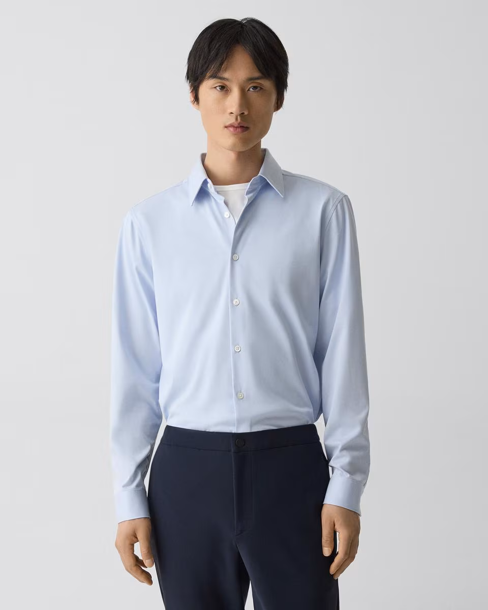 Sylvain Shirt in Structure Knit