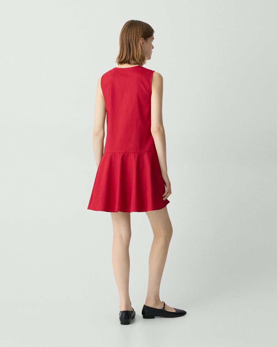 Sleeveless Mini Dress in Good Linen