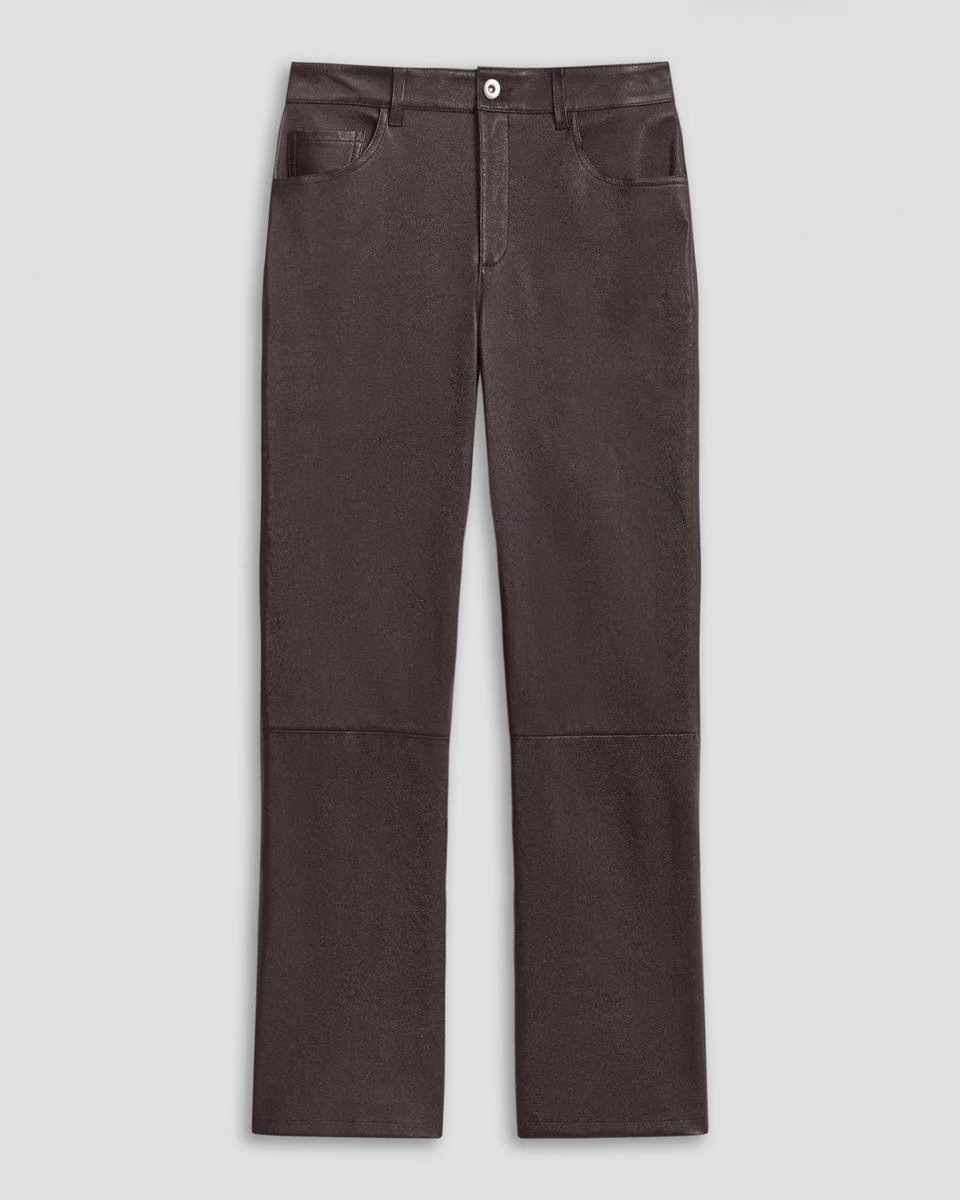 5-Pocket Pant in Glossed Leather