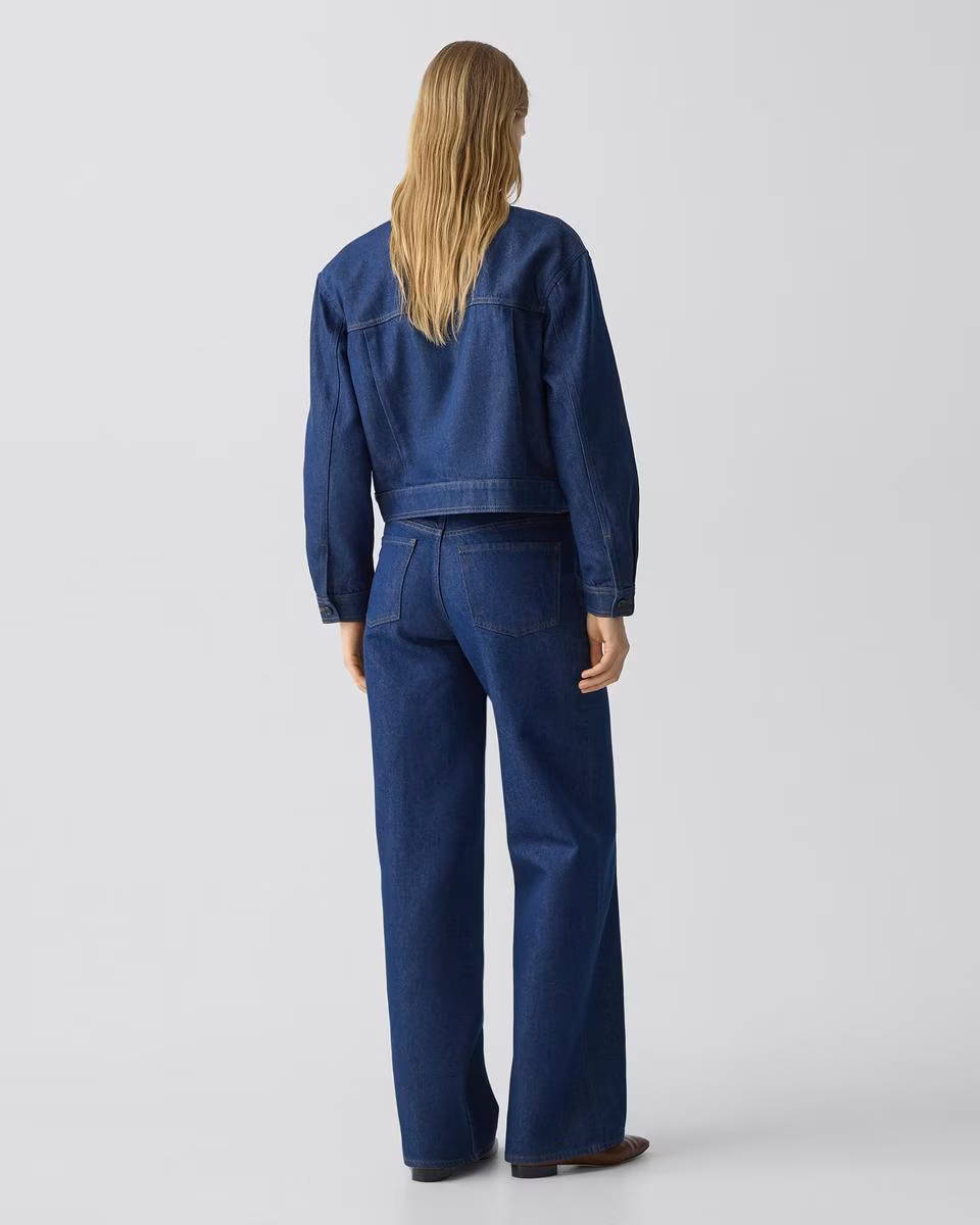 Straight-Leg Five-Pocket Pant in Relaxed Denim