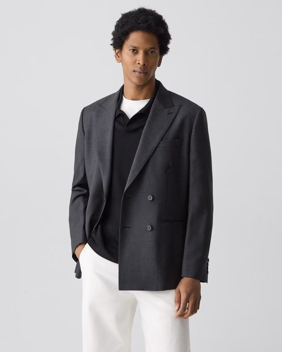 Standard Double-Breasted Blazer in Sartorial Wool