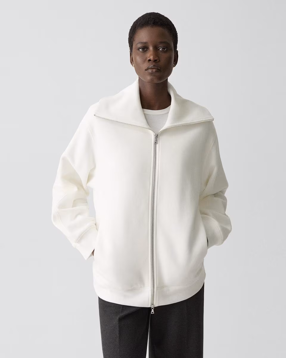 Zip Jacket in Lounge Terry