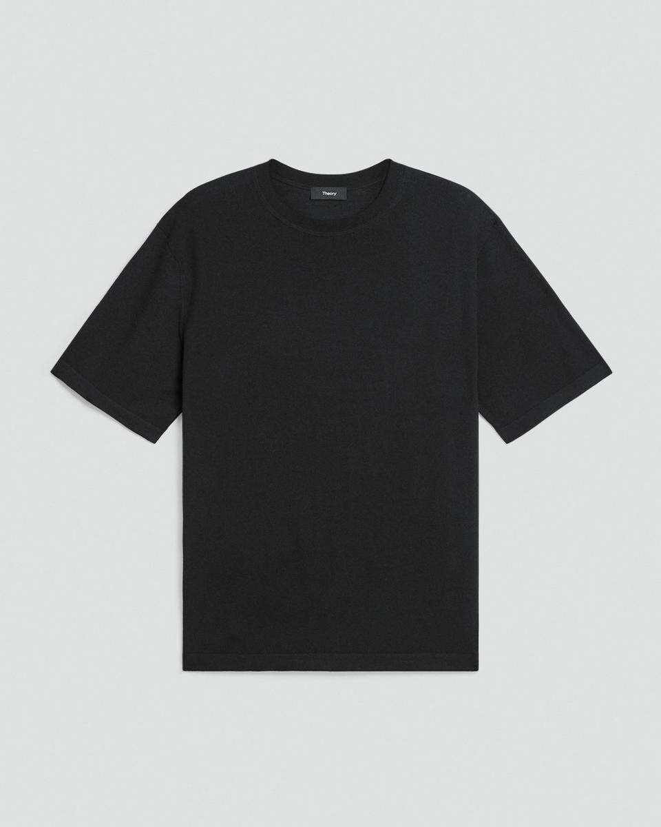 Relaxed Sweater Tee in Regal Wool