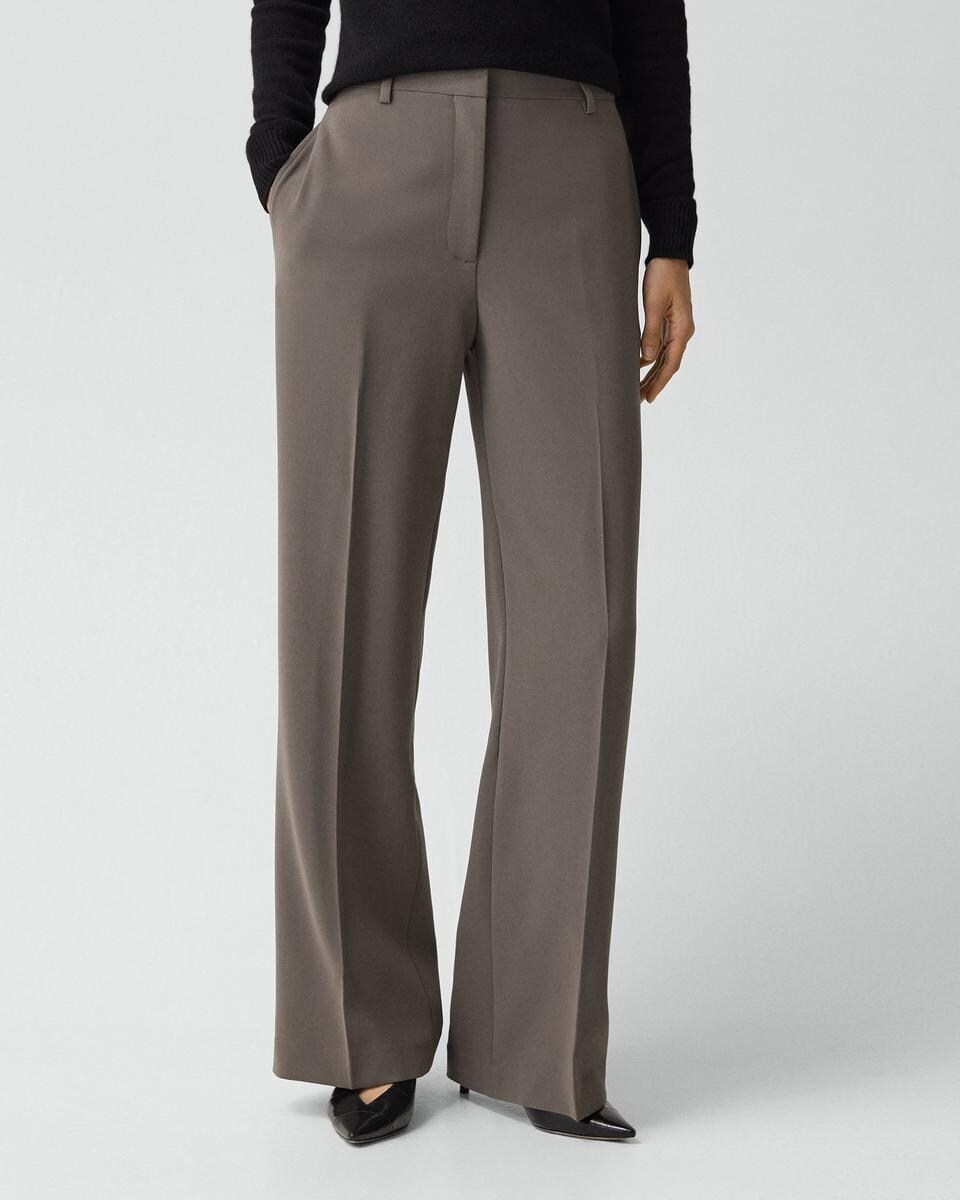 Straight Pant, 29'' in Admiral Crepe