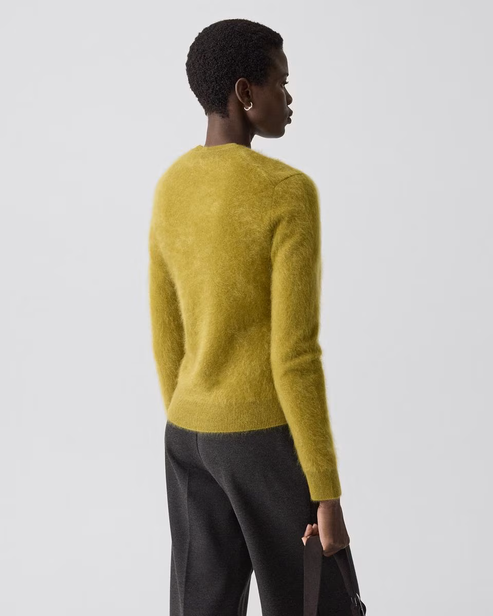 Brushed Cardigan in Airy Cashmere