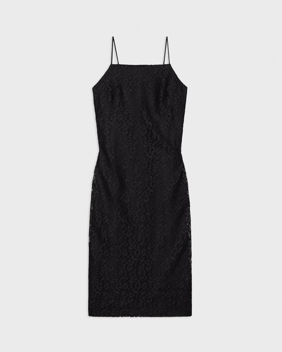 Slip Dress in Leopard Lace