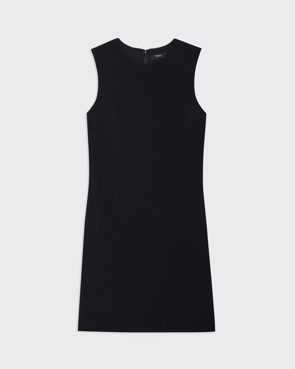 Shift Dress in Admiral Crepe