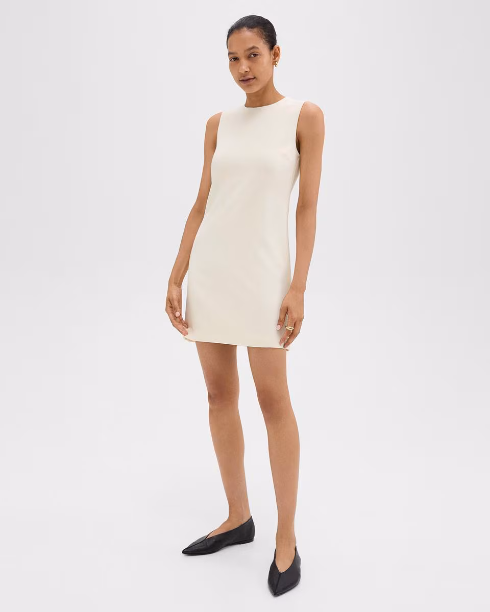 Shift Dress in Admiral Crepe